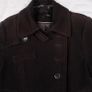 Next Dark Chocolate Brown Tailored Button Long Coat Jacket 10UK/38EU Image 5