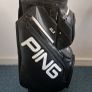Ping DLX Black Leather Cart Golf Bag Image 9
