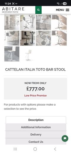 Cattelan Italia Bar stools x2