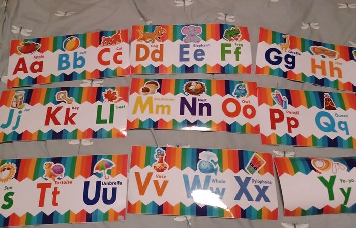 alphabet wall stickers