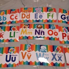 alphabet wall stickers
