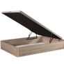 Oak Ottoman Storage Bed Stylish Space, Double Image 2