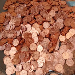 1968 mint irish pennies.