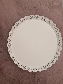 Decrative White Tray