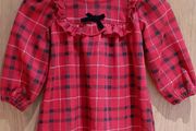Baby girl Tartan Christmas Dress