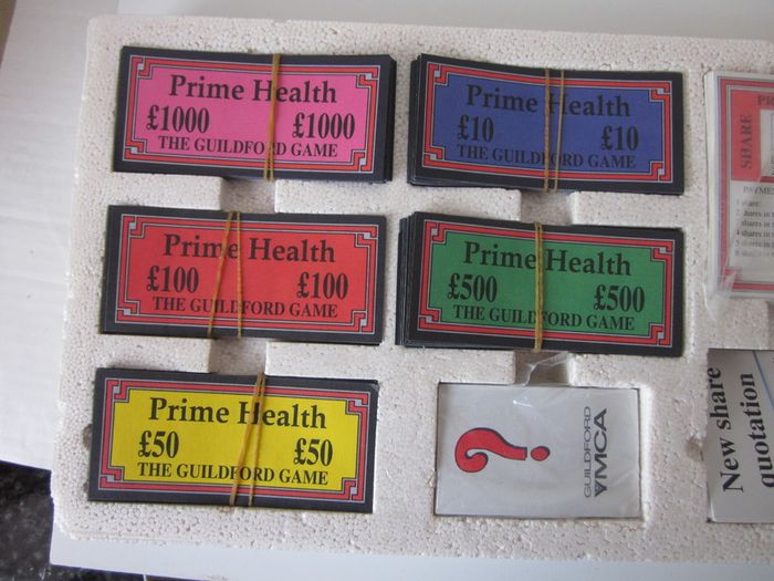 The Guildford Game A YMCA Project 1990s Property Buying Board Game