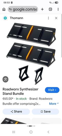 Korg Minilogue Synthesizer Bargain with Roadworx Stand