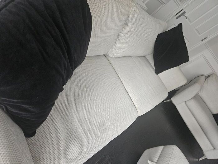 Sofa, Love Seat and Pouffe