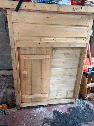 Solid Wooden Dog Kennel