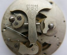 Antique Pocket Pedometer - Henri Chatelain Of Paris (unusual mechanism)