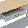 Console Table Grey 110x35x80 cm Wood Image 7