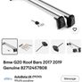 BMW G20 Roof Bars Image 4