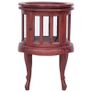 Vitrine Cabinet Brown 50x50x76 cm Solid Mahogany Wood Image 8
