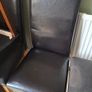 5 brown leather kitchen chairs Image 2