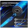 Hair Clippers Beard Trimmer for Men, Professional Cordless Hair Trimmer T-Bladeds Outliner Grooming Baldheaded Shaver with 1500mAh Battery and 180 Mins Working Time Image 6