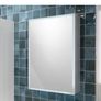Led mirror cabinet 700x500mm single door demister with shaver and Bluetooth Image 2
