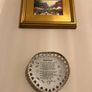 Vintage Heart-Shaped "Kitchen Prayer" Wall Hanging Ceramic Plate - Reticulated Hearts Image 2
