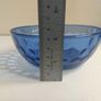 Two Blue Pressed Glass and Molded Glass Nibbles Dishes for Sale as a Pair, in Excellent Condition. Image 9