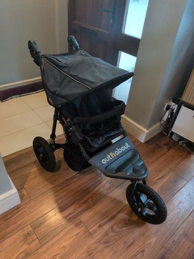 Out n About 3-Wheel Single Buggy/Pushchair