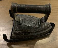 Cast Iron Iron with Stand