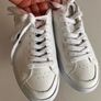 White Lacoste Runners Image 3