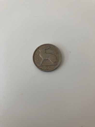 3 Irish pence 1942,1942,1942,1964,1967
