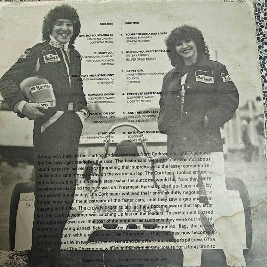 Gina Dale Haze and the Champions,  Champions Again LP,  Irish  Showband