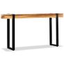 Console Table Solid Reclaimed Wood Adjustable Image 7