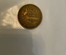 1952 French 50 francs