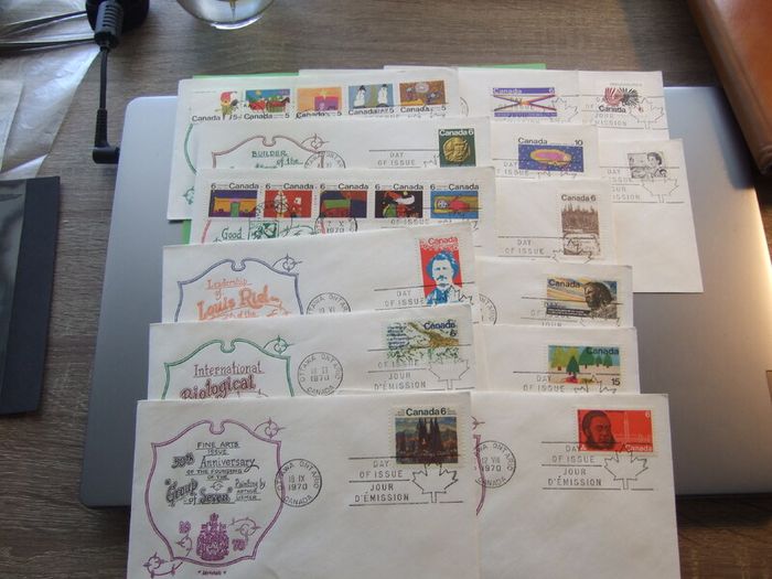 First Day Covers Of Canada