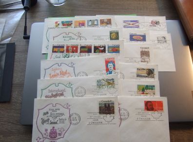 First Day Covers Of Canada