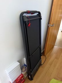 Walking pad with rails