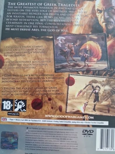 God of War PlayStation2 Ps2 Games Original