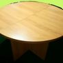 DELLA ROVERE ITALY wooden round table 110cm - dining table - coffee table - office table Image 3