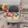 Mamas & Papas Bug 3in1 Floor Booster Seat with Activity Tray Pebble Grey Image 4