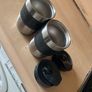 Pair of Stainless Steel Travel Coffee Mug / Thermos Flask / Keep Cup Good Condition Image 2