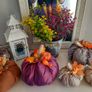 Pumpkins. Handmade decoration. Image 8