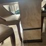 Marble table and 4 chairs Image 6