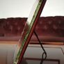 Antique Military Travel Vanity Shaving Bevelled Folding Mirror Image 4