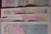 30 X Maps &amp; Charts from Philip's Mercantile Marine Atlas of the World - Fourth Edition 1913