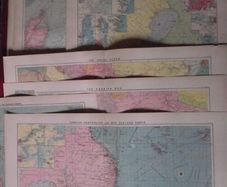 30 X Maps & Charts from Philip's Mercantile Marine Atlas of the World - Fourth Edition 1913