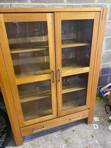 Solid Oak Cabinet