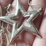 Star Pendant Necklace with Rhinestones. Image 6