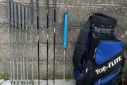 Full set of left handed golf clubs