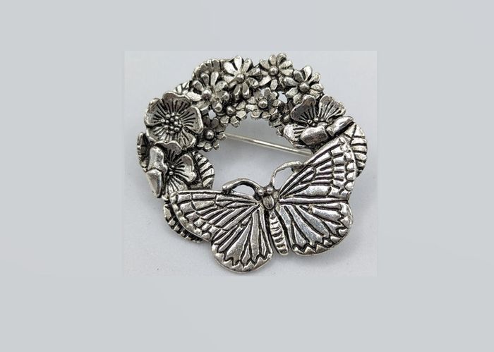 Vintage Maureen Ann Story-Jones Butterfly Brooch