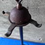 Unusual antique copper companion set holder Image 3