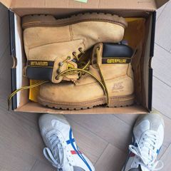 Caterpillar boots desert style steel toe