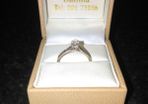 white gold diamond engagement ring