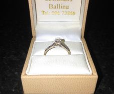 white gold diamond engagement ring