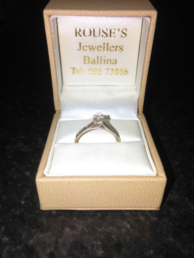white gold diamond engagement ring